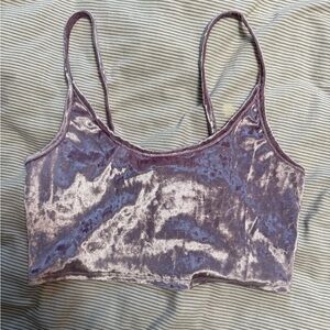 🪩 BOGO Soft Pink Crushed Velvet Top